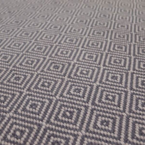 Flatweave Stair runners, Diamond Graphite (Min. Order of 20 lin.m)