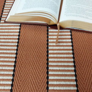 Flatweave Stair runner, Stripes Greta GR01 Cinnamon