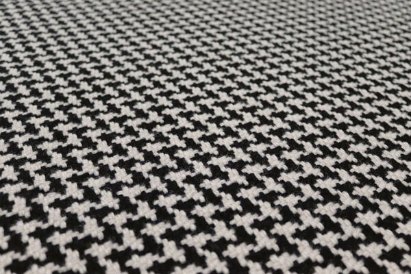 Pure wool Stair runners, Houndstooth Black & White