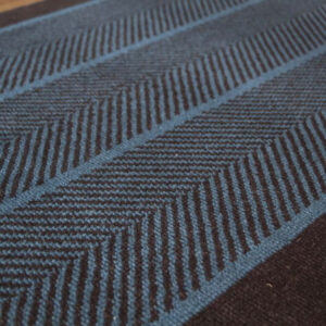 Axminster Stair runners, Chevron, Carbone & Ocean