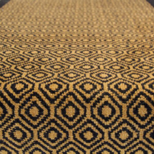 Axminster Stair runners, Diamond, Noir & Ocre