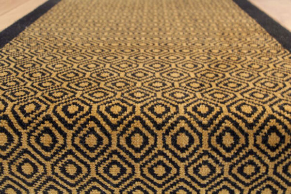 Axminster Stair runners, Diamond, Noir & Ocre