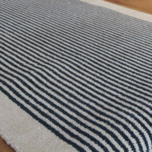 Axminster Stair runners, Ray, Crème & Cobalt