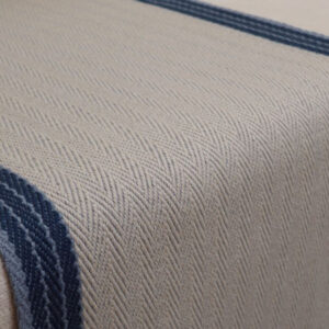 Flatweave Stair runner, Stripes Finley FG06 Lt.Grey & Denim