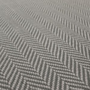 Flatweave Stair runners, Herringbone Lt. Grey