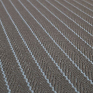 Flatweave Stair runner, Stripes Claire, Gunmetal CF07