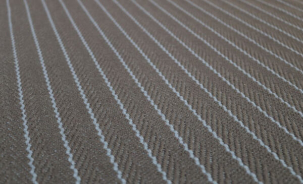 Flatweave Stair runner, Stripes Claire, Gunmetal CF07