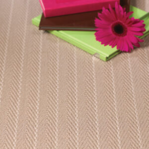 Flatweave Stair runner, Stripes Claire, Putty CF05
