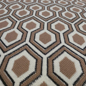 Flatweave Stair runners, Hex. Bran/Anthracite
