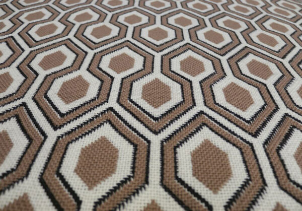 Flatweave Stair runners, Hex. Bran/Anthracite