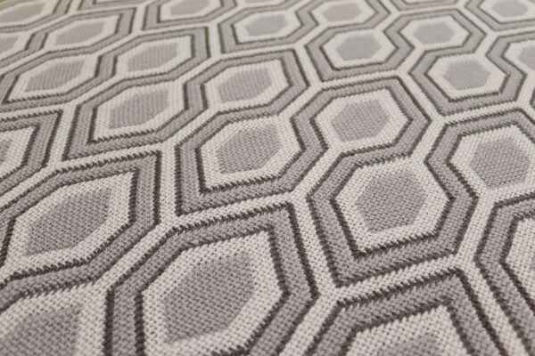 Flatweave Stair runners, Hex. Pebble