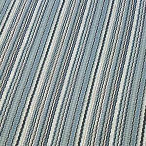 Flatweave Stair runner, Stripes Multi Aqua (Min. Order of 20 lin.m)