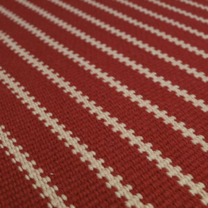Flatweave Stair runner, Stripes ZIP05 Red