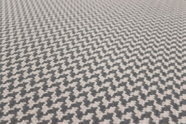 Pure wool Stair runners, Houndstooth Nickel (Min. Order of 20 lin.m)