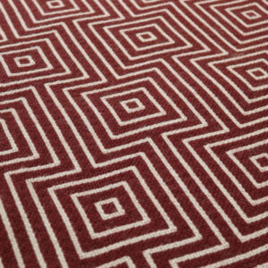 Pure wool Stair runners, Flatweave Tyne Burnt Sienna, Putty