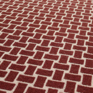 Pure wool Stair runners, Flatweave Tweed Burnt Sienna, Putty