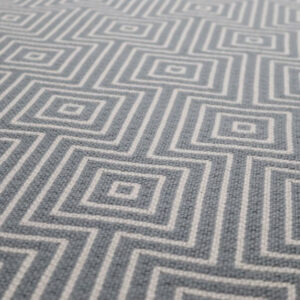 Pure wool Stair runners, Flatweave Tyne Platinum, Pearl