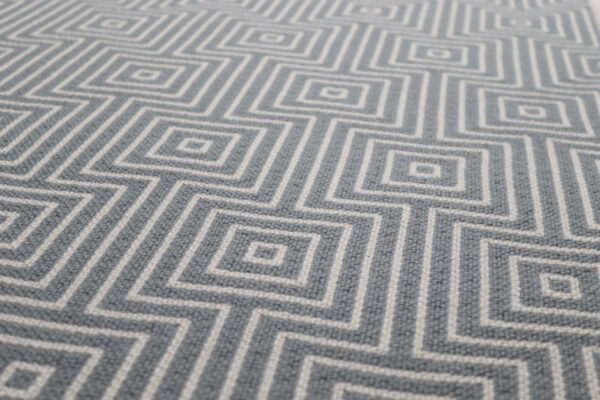 Pure wool Stair runners, Flatweave Tyne Platinum, Pearl